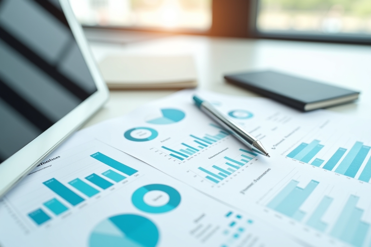 Professional customer support workspace